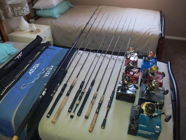 Rods and reels cheap